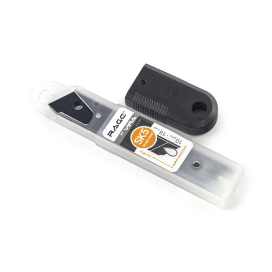 Лезвие для ножа Rage by Vira 18 мм прямое (10 шт.) сегментированное