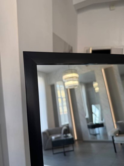 Зеркало декоративное A+T Home Decor Scandinavia прямоугольное 34x154 см пластик цвет черный