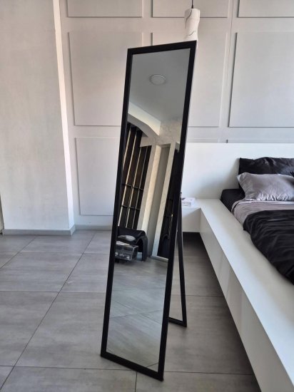 Зеркало декоративное A+T Home Decor Scandinavia прямоугольное 34x154 см пластик цвет черный