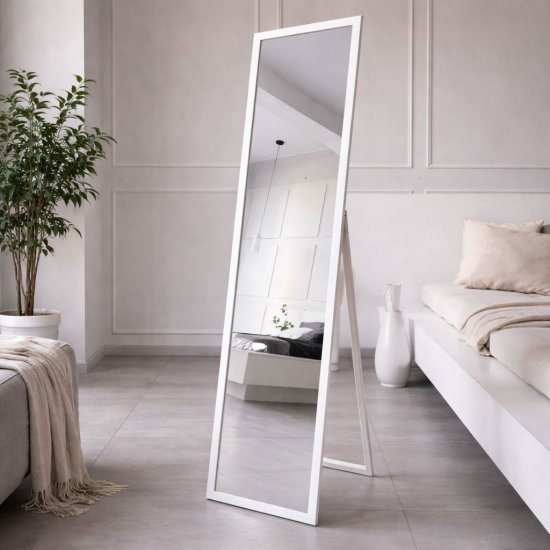 Зеркало декоративное A+T Home Decor Scandinavia прямоугольное 34x154 см пластик цвет белый