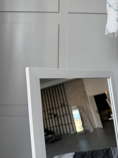 Зеркало декоративное A+T Home Decor Scandinavia прямоугольное 34x154 см пластик цвет белый