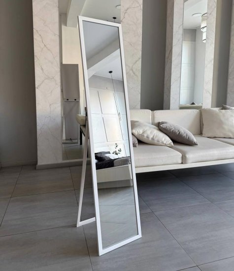 Зеркало декоративное A+T Home Decor Scandinavia прямоугольное 34x154 см пластик цвет белый