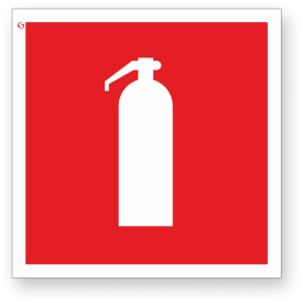 Знак Огнетушитель 10x10 мм 50 шт.
