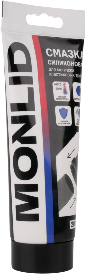 Смазка силиконовая MONLID для канализационных труб 200 г