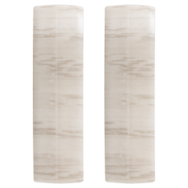 Соединитель для плинтуса Pro Дом 5.5 см ПВХ цвет дуб молочный 2 шт