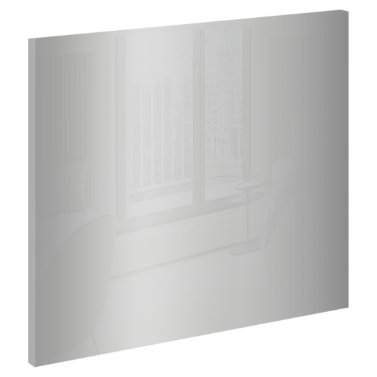 Дверь Лион 59.6x50.8x1.6 см ЛДСП цвет серебристый