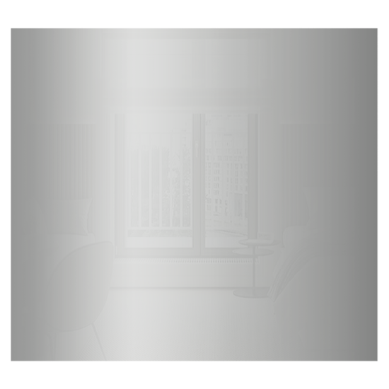 Дверь Лион 59.6x50.8x1.6 см ЛДСП цвет серебристый