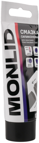 Смазка силиконовая MONLID для канализационных труб 50 г