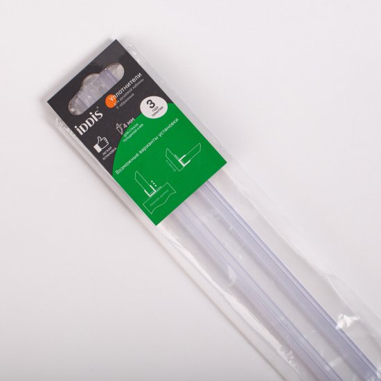 Уплотнитель Iddis Optima Home 200 см стекло 4 мм F-образный (2 шт.)