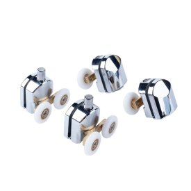 Комплект роликов для двери Iddis Optima Home d23 мм стекло 4 мм двойные эксцентриковые хром