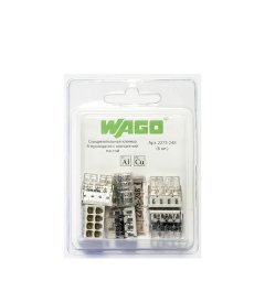 Клемма на 8 проводов Wago 2273-248 0,5-2,5 кв. мм самозажимная с пастой (6 шт.)