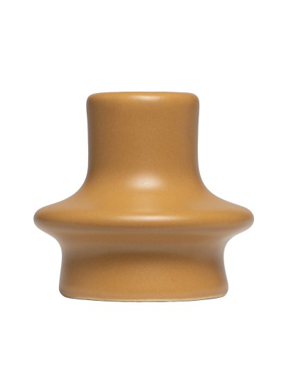 Подсвечник 6.6 см керамика цвет оранжевый