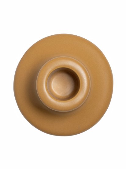 Подсвечник 6.6 см керамика цвет оранжевый