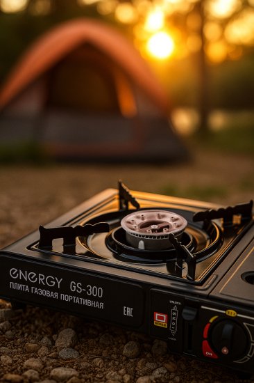 Плитка газовая Energy GS-300 28x24x11.5 см 1 горелка