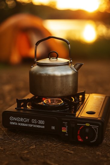 Плитка газовая Energy GS-300 28x24x11.5 см 1 горелка