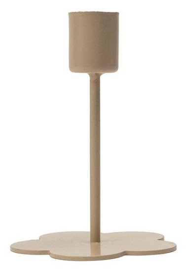 Подсвечник 11 см железо цвет розовый