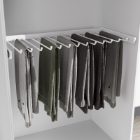 Брючница выдвижная 80х41.7 см металл цвет белый