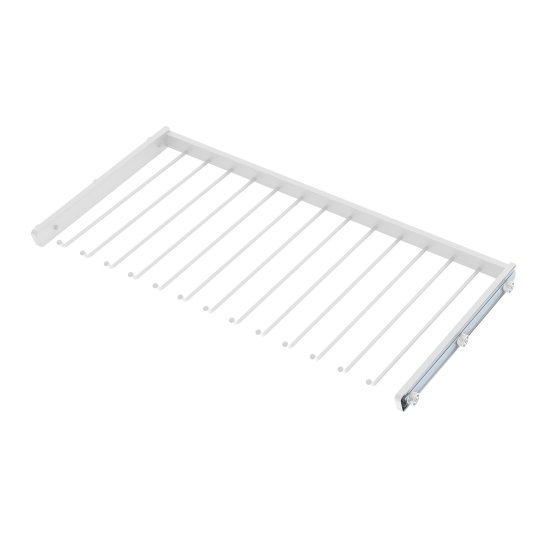Брючница выдвижная 80х41.7 см металл цвет белый