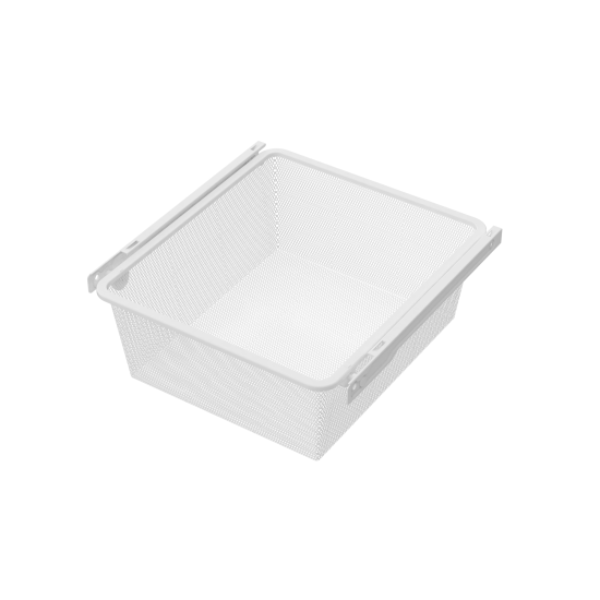 Корзина выдвижная 40х41.7x14.4 см цвет белый