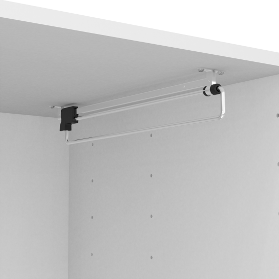 Выдвижная штанга 4.15x6.2x42 см металл цвет серый