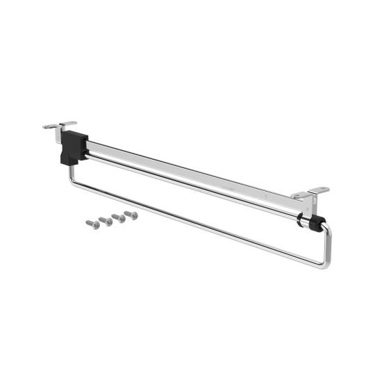 Выдвижная штанга 4.15x6.2x42 см металл цвет серый