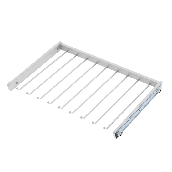 Брючница выдвижная 60х41.7 см металл цвет белый