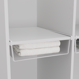 Сушилка 36х36х12 см металл цвет белый