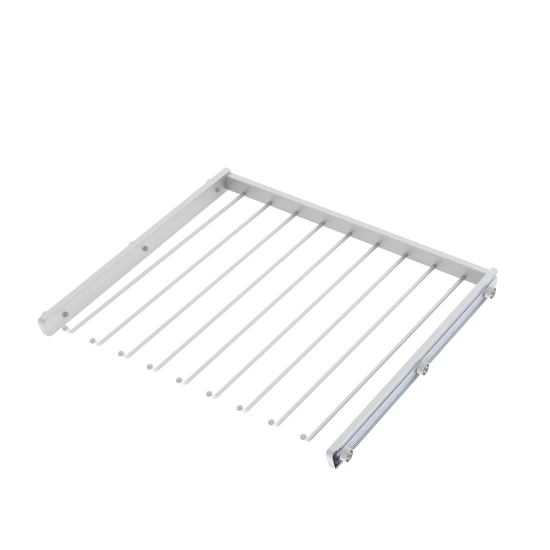 Брючница выдвижная 60х54.5 см металл цвет белый