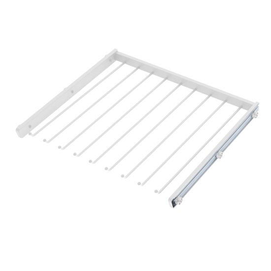 Брючница выдвижная 60х54.5 см металл цвет белый