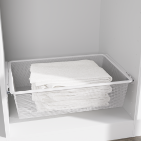 Корзина выдвижная 60х54.5x14.4 см цвет белый