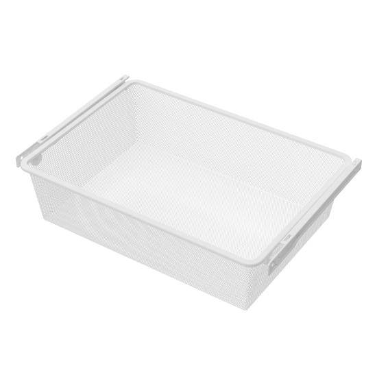 Корзина выдвижная 60х41.7x14.4 см цвет белый