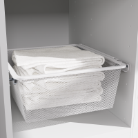 Корзина выдвижная 40х54.5x14.4 см цвет белый