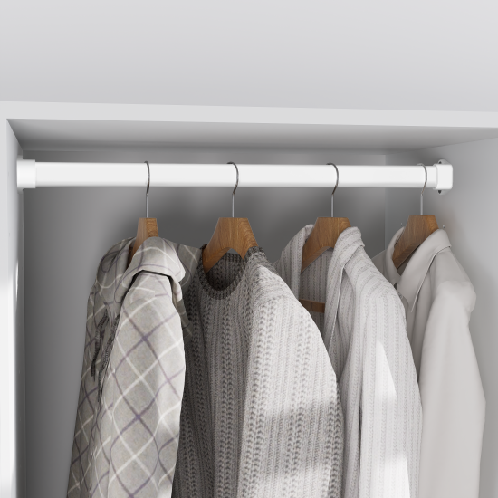 Штанга 60х54.5 см сталь цвет белый