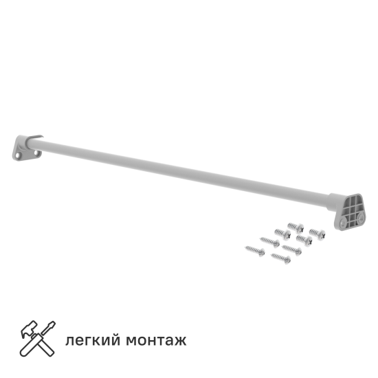 Штанга 60x54.5 см сталь цвет белый