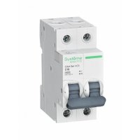 Автоматический выключатель модульный Systeme Electric City9 Set 2P 10А тип C 4,5 кА 230 В (C9F34210)