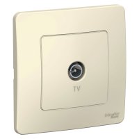 Розетка телевизионная Systeme Electric Blanca встраиваемая молочная (BLNTS000012)