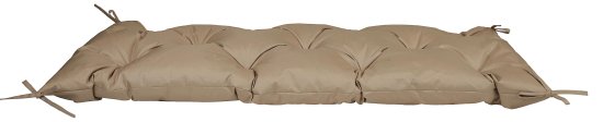 Подушка для скамейки водоотталкивающая 45x120 см цвет бежевый