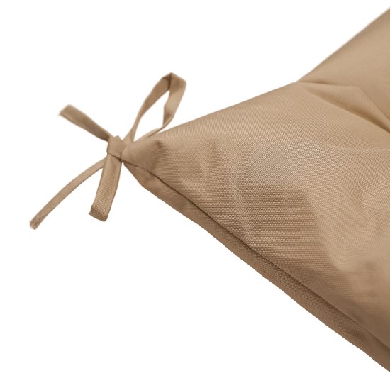 Подушка для скамейки водоотталкивающая 45x120 см цвет бежевый