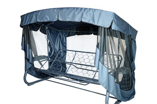 Качели садовые BEGINIA Olkhon 4-х местные до 320 кг металл зеленый