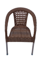 Кресло садовое Deco 66x58x80 см металл коричневое