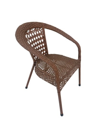 Кресло садовое Deco 66x58x80 см металл коричневое