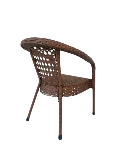 Кресло садовое Deco 66x58x80 см металл коричневое