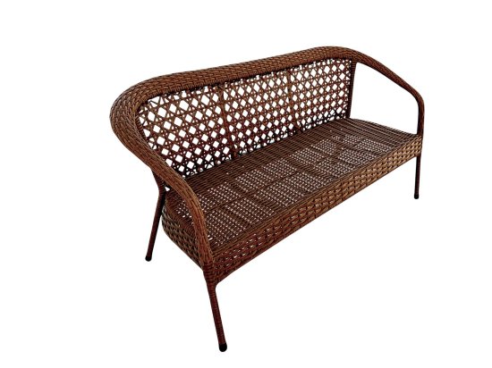 Диван садовый Deco 160x70x80 см металл коричневый