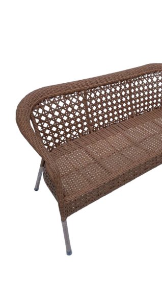 Диван садовый Deco 160x70x80 см металл коричневый