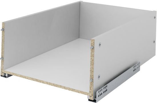 Выдвижной ящик для кухни 55.2x17.7x51.1 см KONSENSA ДСП цвет серый