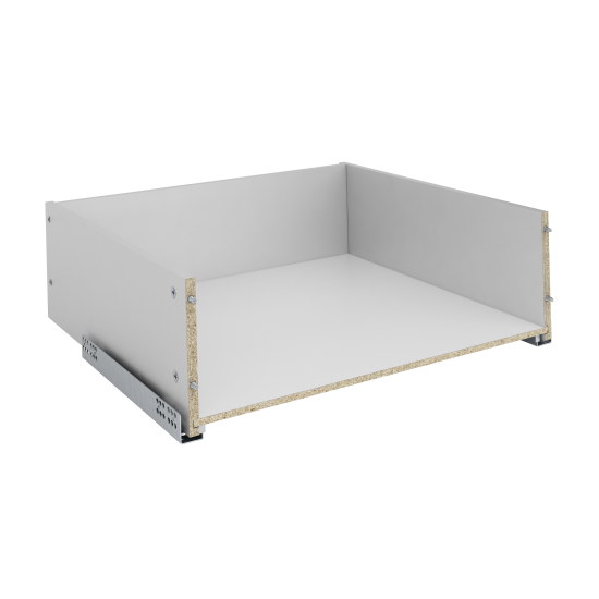 Выдвижной ящик для кухни 75.2x17.7x51.1 см KONSENSA ДСП цвет серый