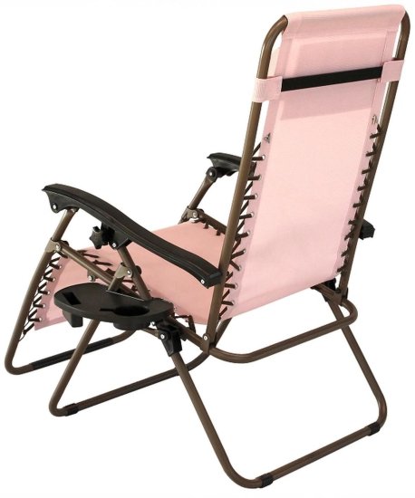 Шезлонг без подушки Garden Story Сиеста СК-175 96x77x107 см сталь бежевый