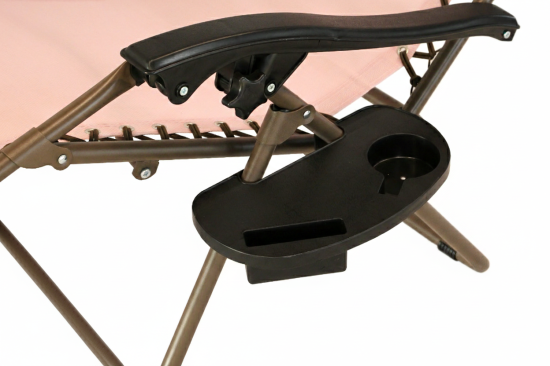 Шезлонг без подушки Garden Story Сиеста СК-175 96x77x107 см сталь бежевый