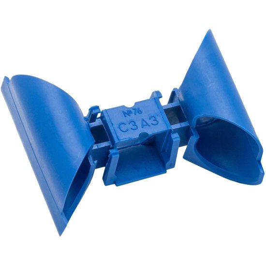 Соединитель для подрозетников Gusi Electric 45x58x24 мм с лапками IP20 цвет синий