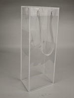 Подарочный пакет Арт и дизайн 9x34x13 см цвет белый